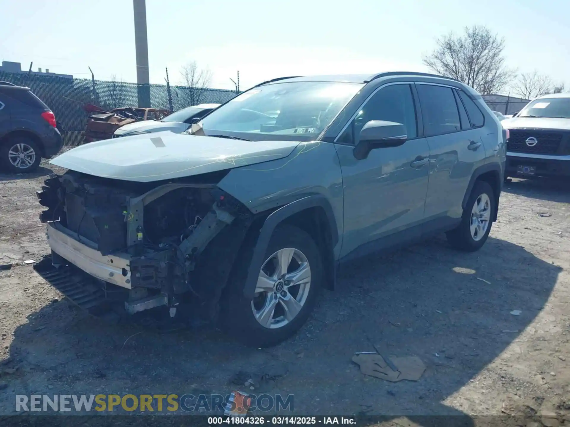 2 Photograph of a damaged car 2T3P1RFV2KW041490 TOYOTA RAV4 2019