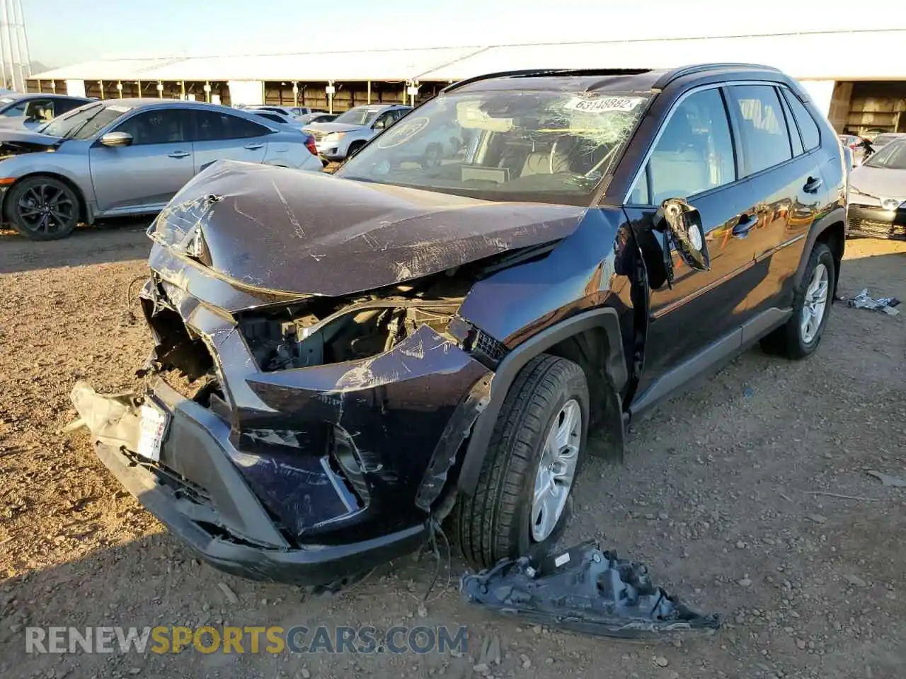 2 Photograph of a damaged car 2T3P1RFV2KW059570 TOYOTA RAV4 2019
