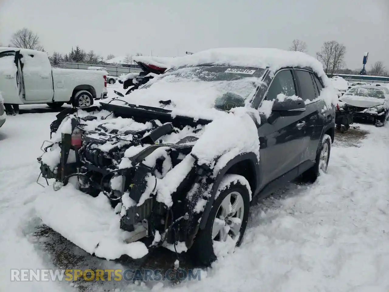 2 Photograph of a damaged car 2T3P1RFV3KC011528 TOYOTA RAV4 2019