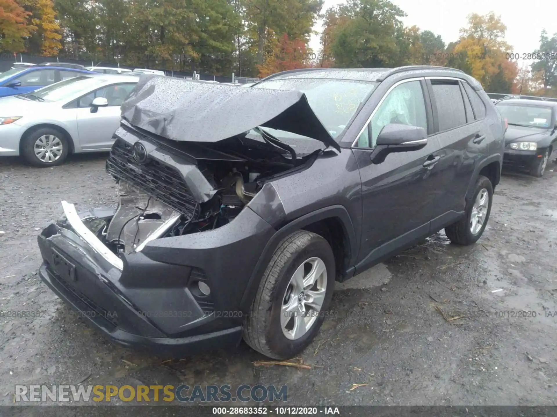 2 Photograph of a damaged car 2T3P1RFV3KC019273 TOYOTA RAV4 2019
