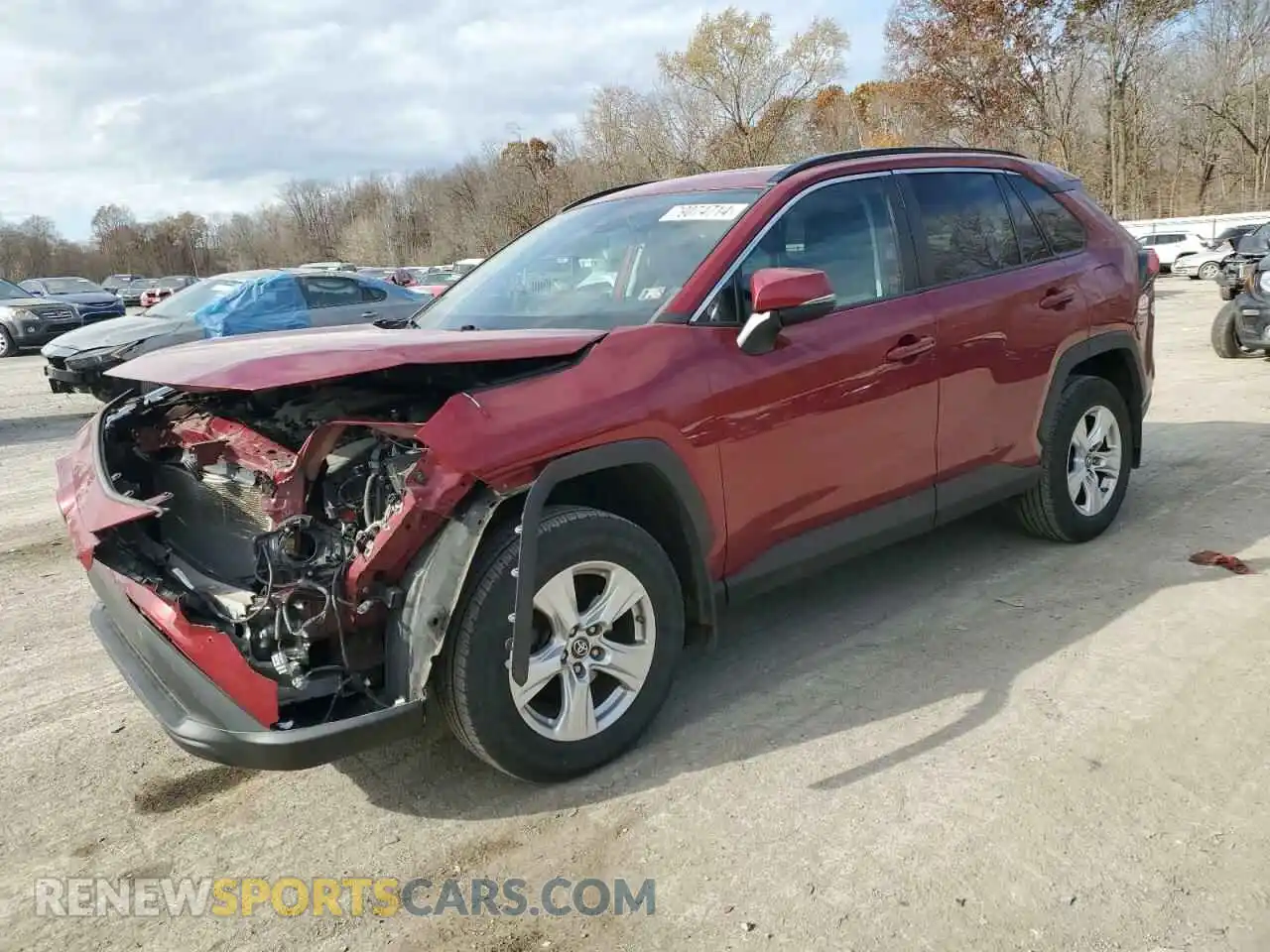 1 Photograph of a damaged car 2T3P1RFV3KC033805 TOYOTA RAV4 2019