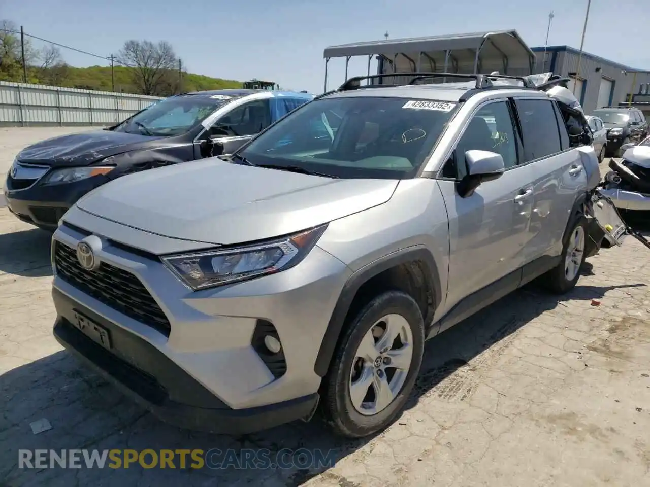 2 Photograph of a damaged car 2T3P1RFV3KW028182 TOYOTA RAV4 2019