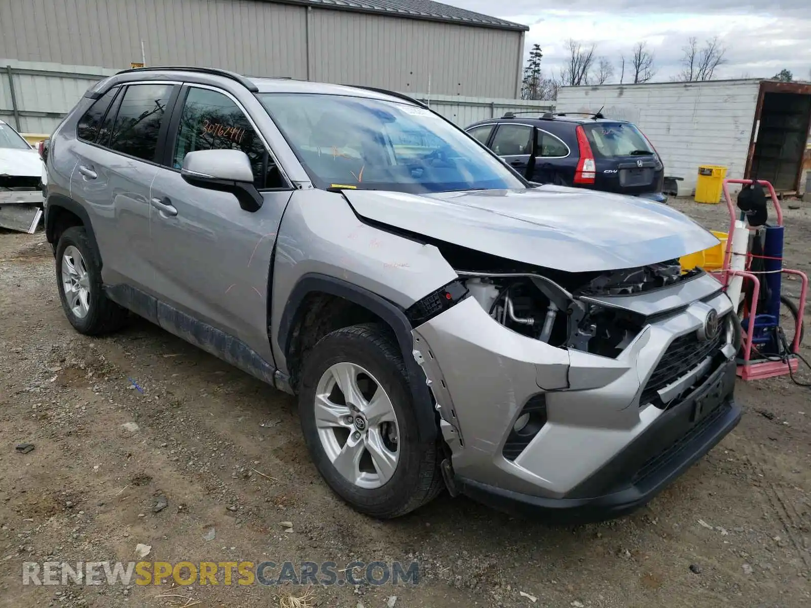 1 Photograph of a damaged car 2T3P1RFV4KC002661 TOYOTA RAV4 2019