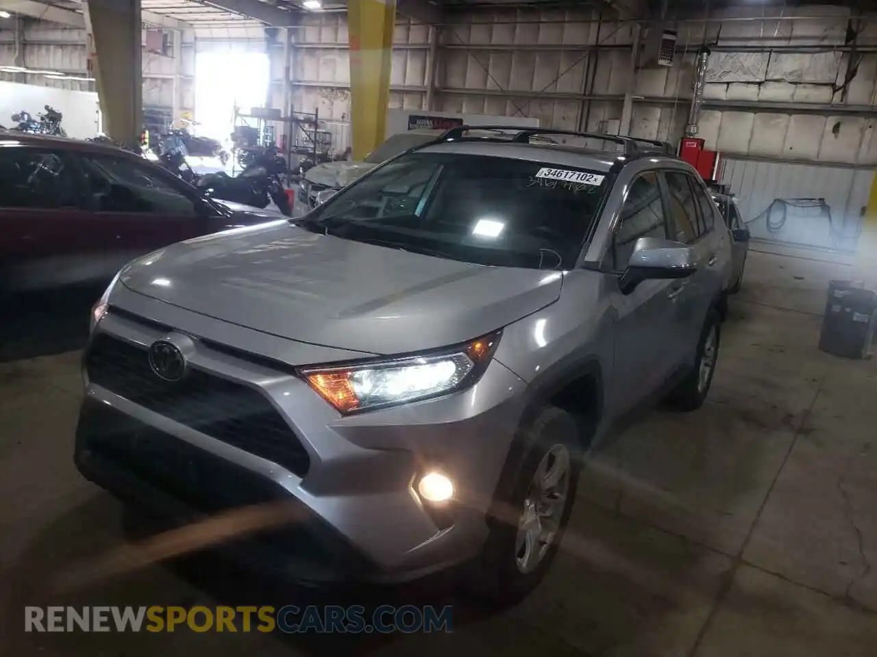 2 Photograph of a damaged car 2T3P1RFV4KC008511 TOYOTA RAV4 2019