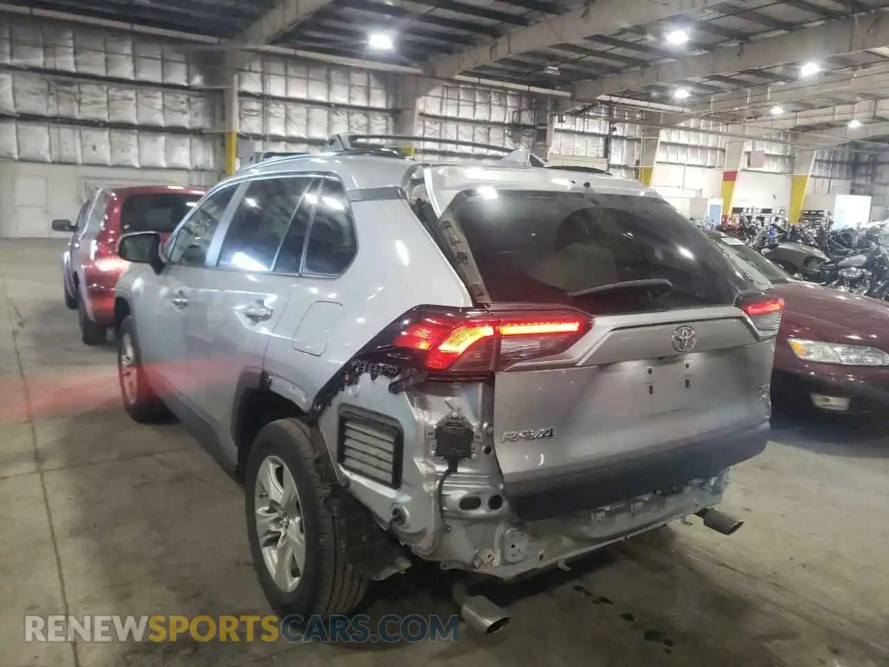 3 Photograph of a damaged car 2T3P1RFV4KC008511 TOYOTA RAV4 2019