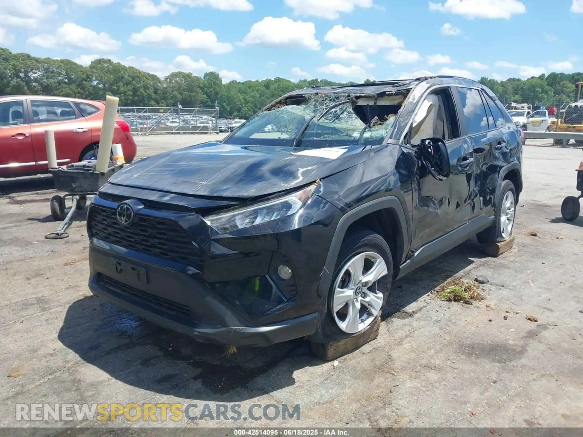 2 Photograph of a damaged car 2T3P1RFV4KC018245 TOYOTA RAV4 2019