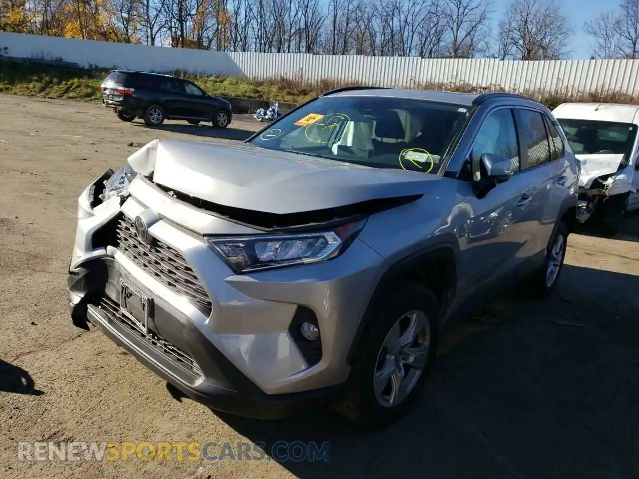 2 Photograph of a damaged car 2T3P1RFV4KW048361 TOYOTA RAV4 2019