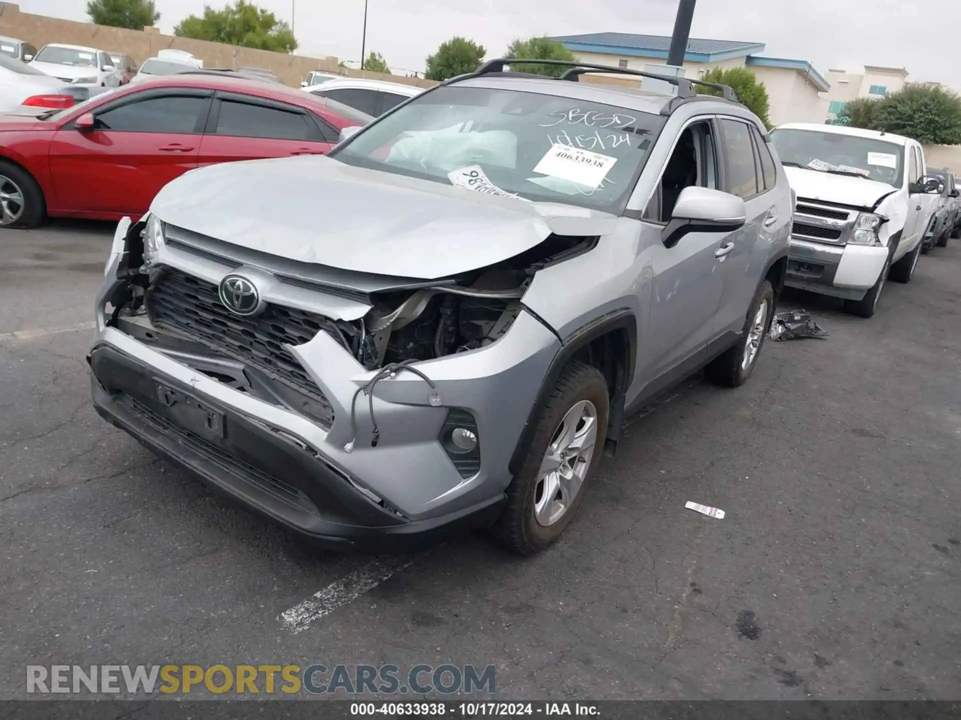 2 Photograph of a damaged car 2T3P1RFV5KW059207 TOYOTA RAV4 2019