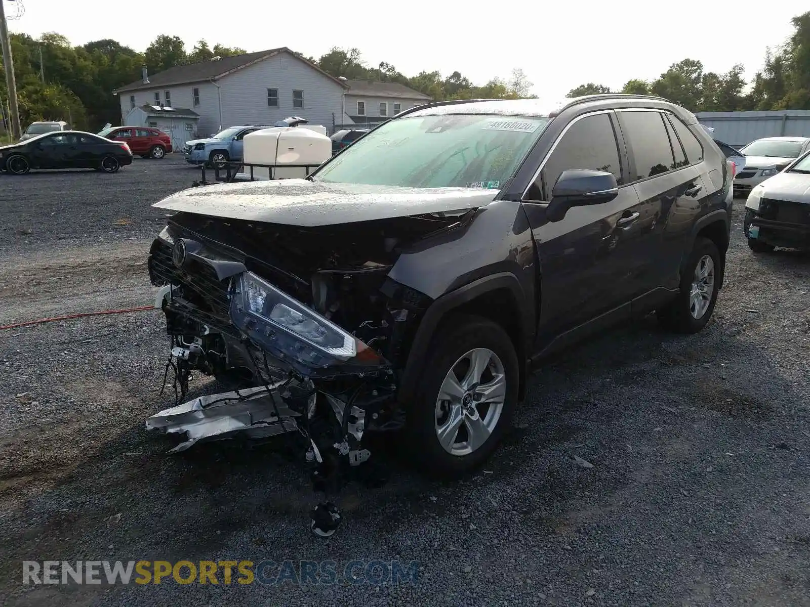 2 Photograph of a damaged car 2T3P1RFV6KC040800 TOYOTA RAV4 2019
