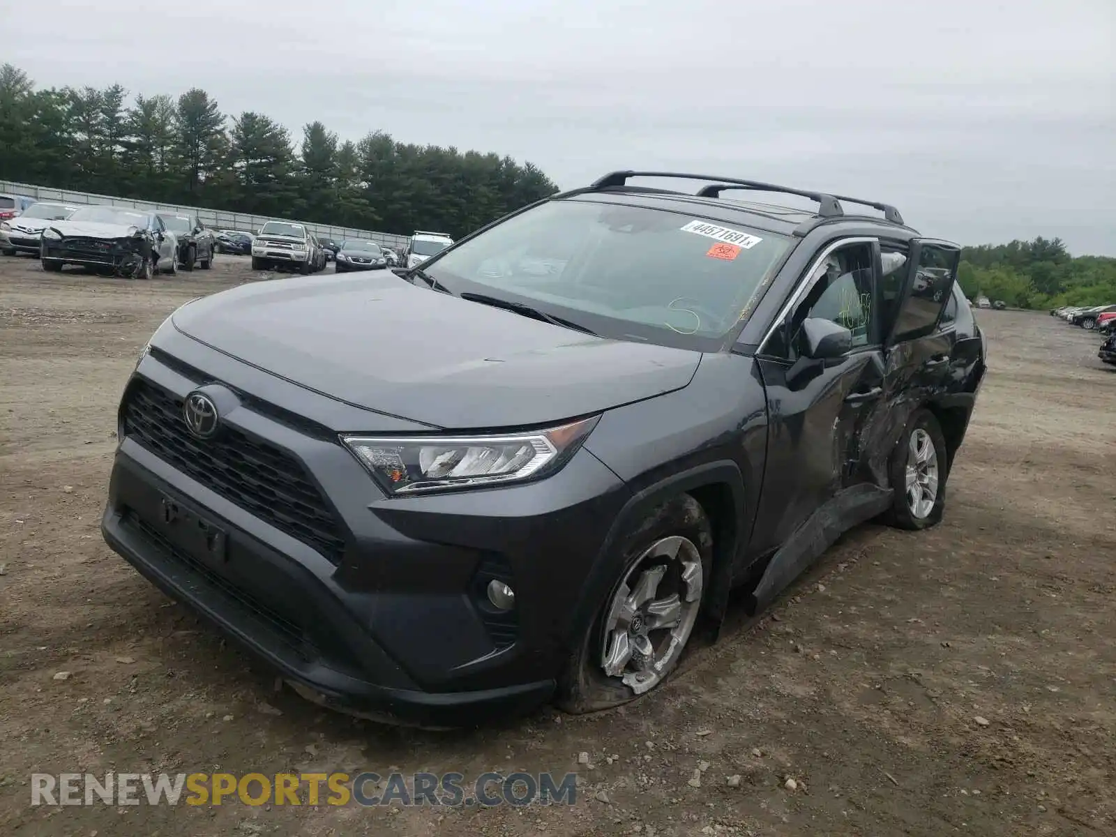 2 Photograph of a damaged car 2T3P1RFV6KC044510 TOYOTA RAV4 2019