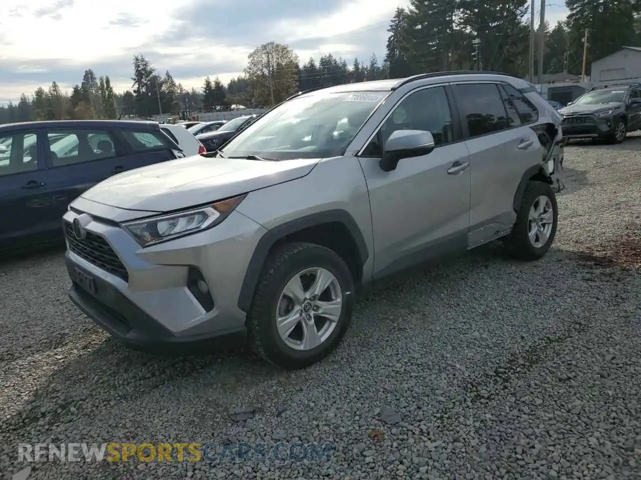 1 Photograph of a damaged car 2T3P1RFV6KW044215 TOYOTA RAV4 2019
