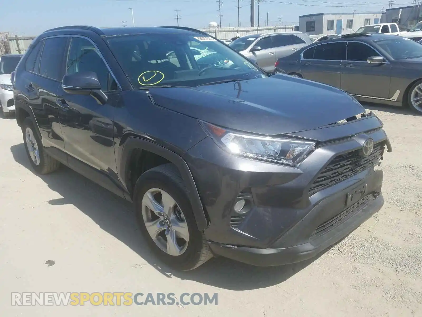 1 Photograph of a damaged car 2T3P1RFV7KC015467 TOYOTA RAV4 2019