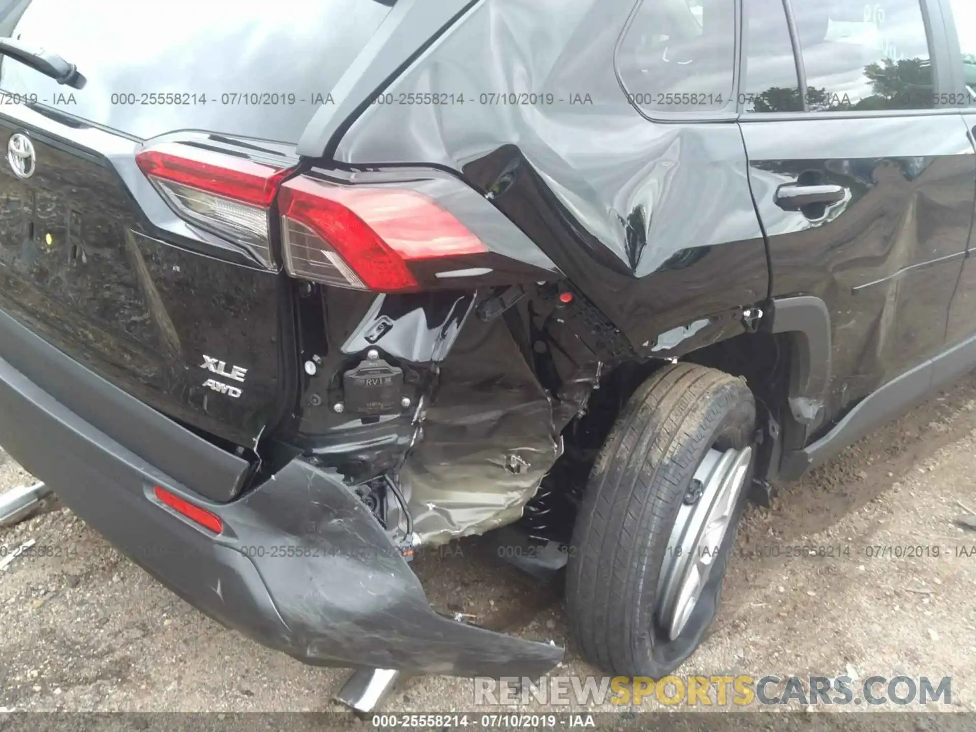 6 Photograph of a damaged car 2T3P1RFV7KC022385 TOYOTA RAV4 2019