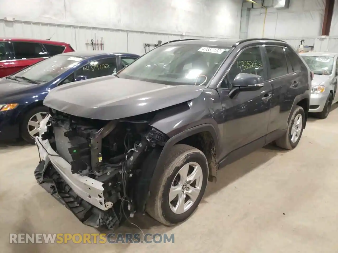 2 Photograph of a damaged car 2T3P1RFV7KW042196 TOYOTA RAV4 2019