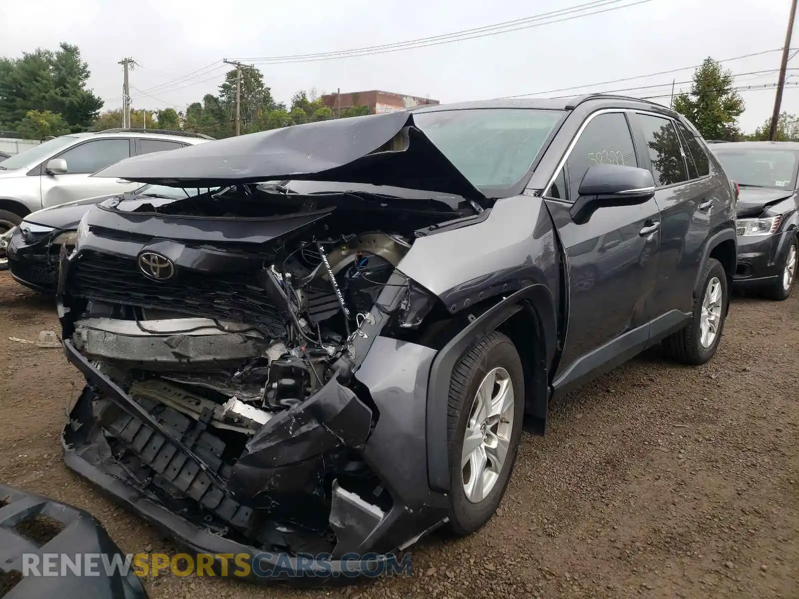 2 Photograph of a damaged car 2T3P1RFV7KW051836 TOYOTA RAV4 2019