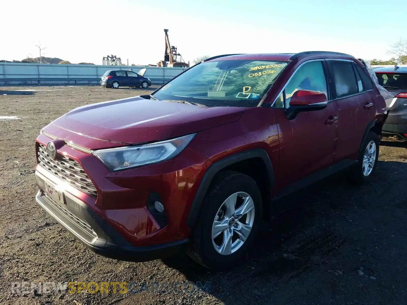 2 Photograph of a damaged car 2T3P1RFV7KW053036 TOYOTA RAV4 2019
