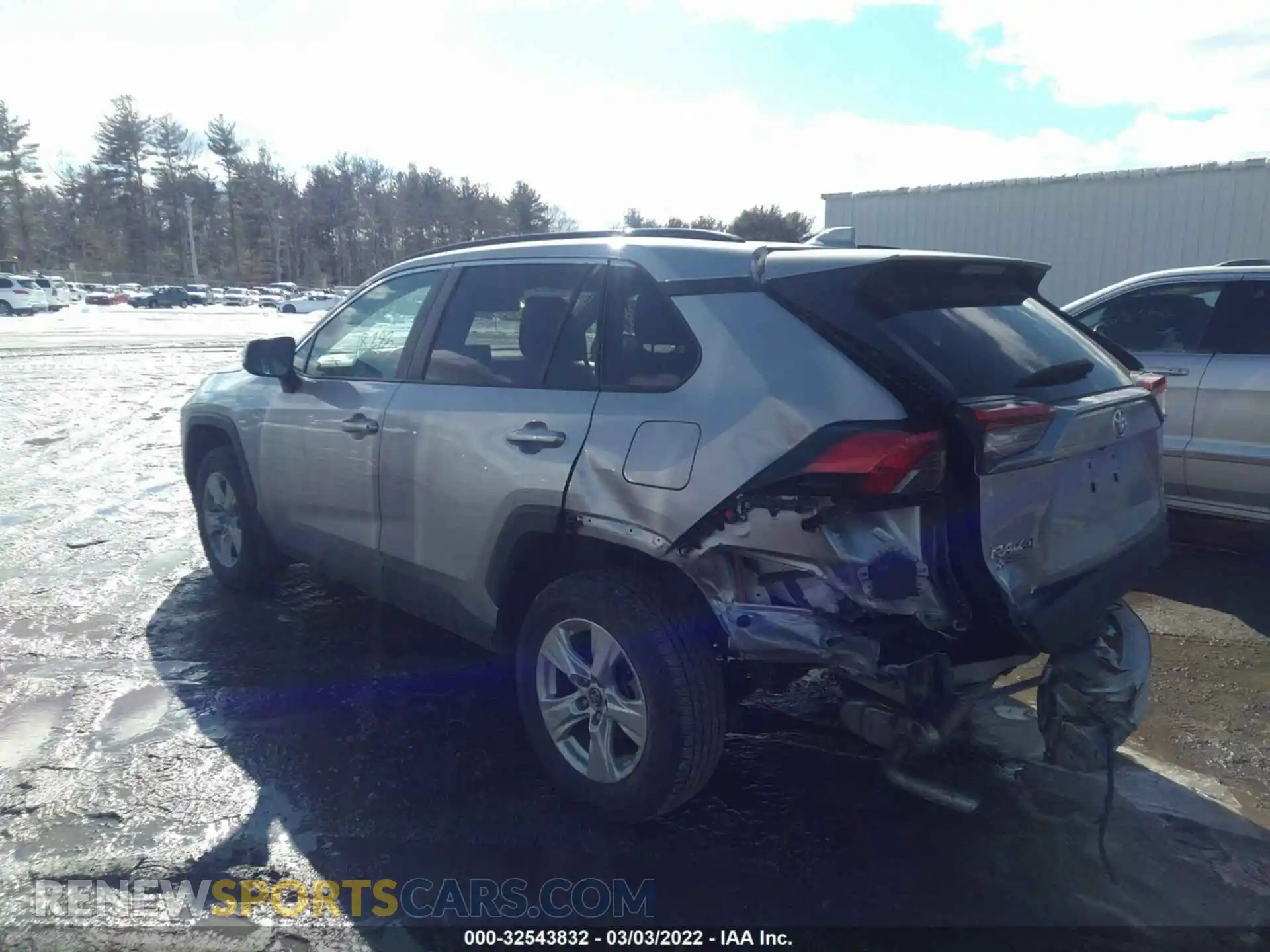 3 Photograph of a damaged car 2T3P1RFV8KC018197 TOYOTA RAV4 2019