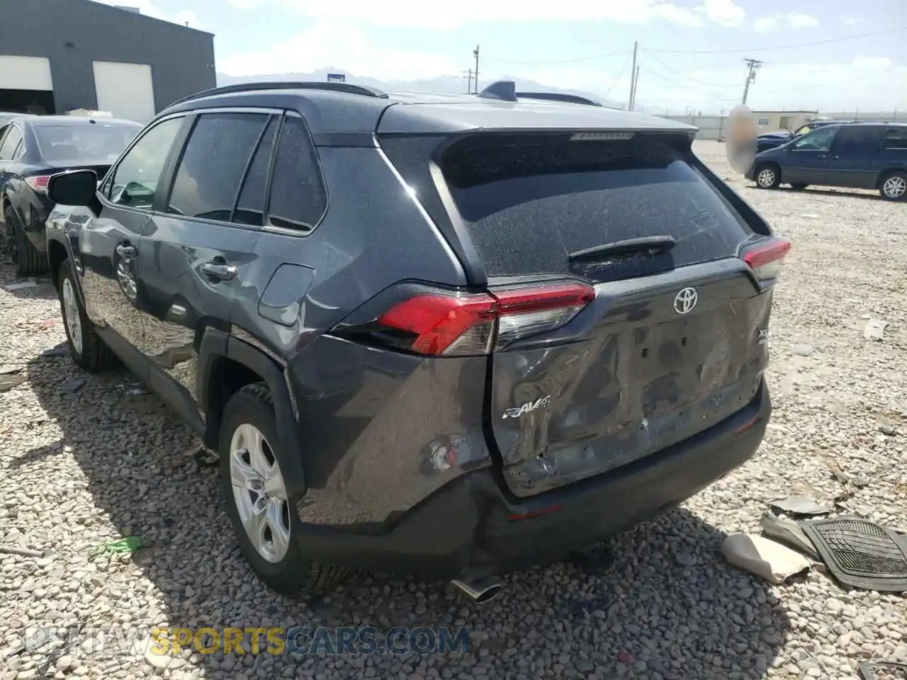 3 fotografías del automóvil dañado 2T3P1RFV8KC026493 TOYOTA RAV4 2019