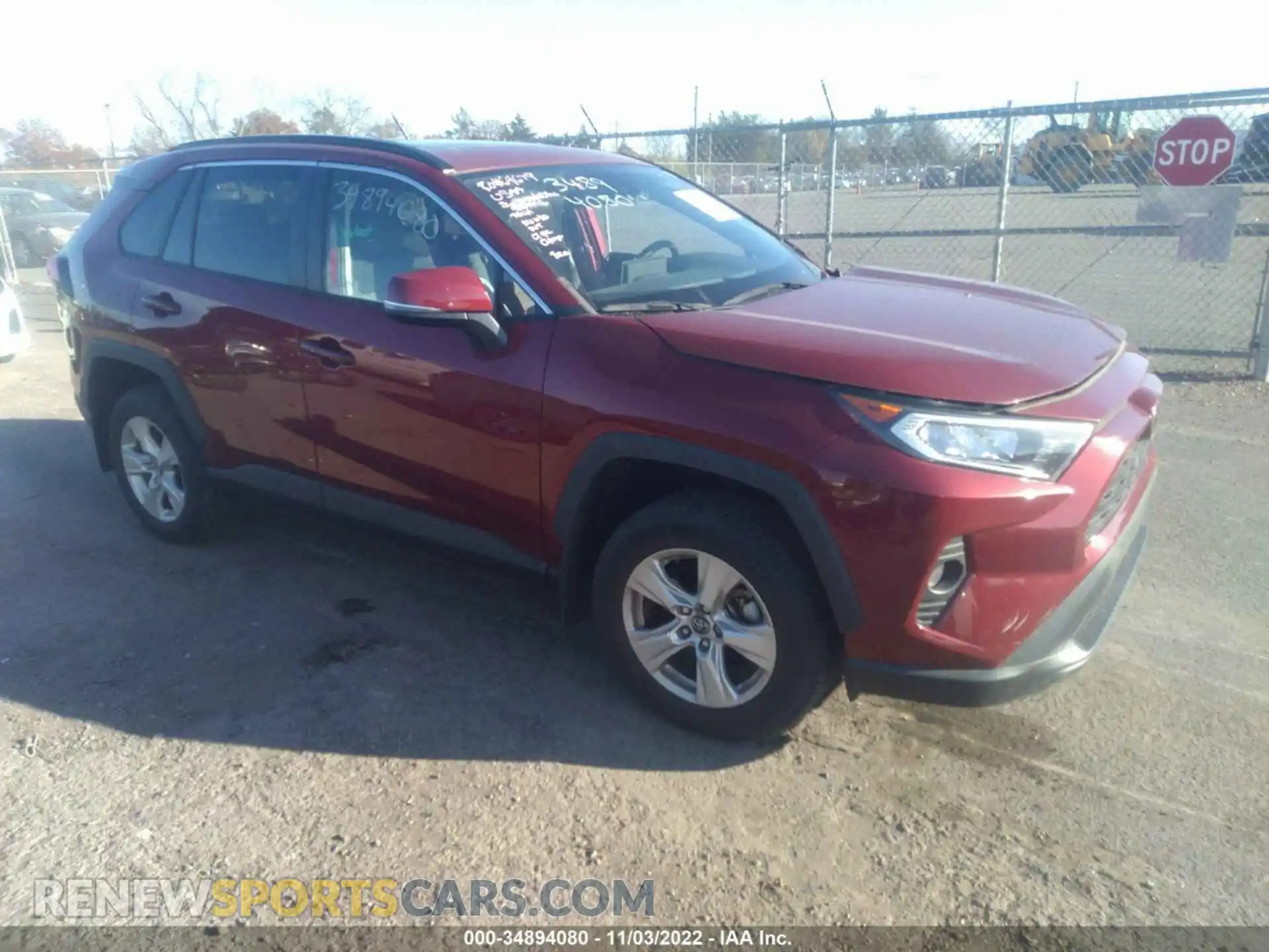 1 Photograph of a damaged car 2T3P1RFV8KC036859 TOYOTA RAV4 2019