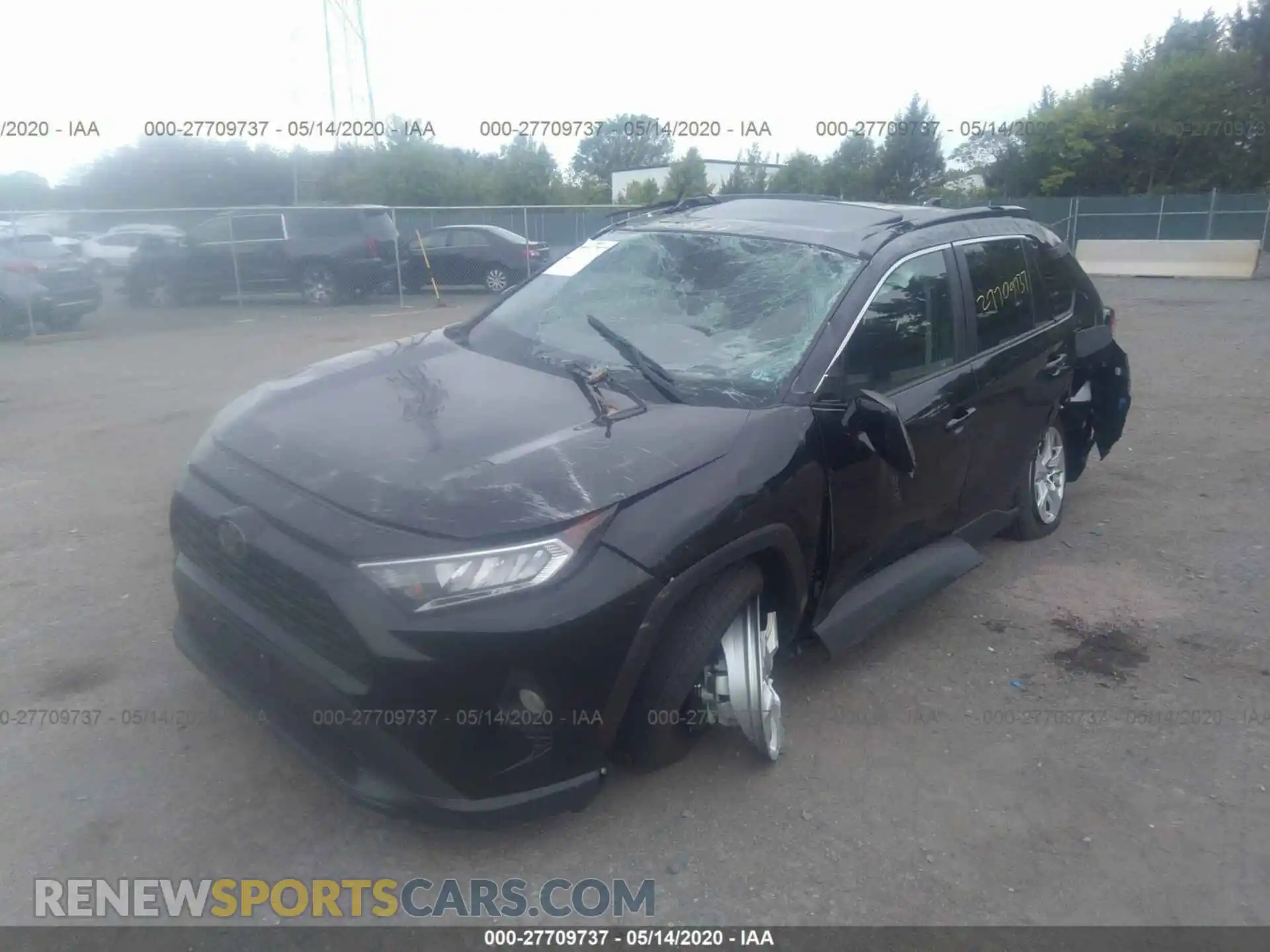 2 Photograph of a damaged car 2T3P1RFV8KC048574 TOYOTA RAV4 2019