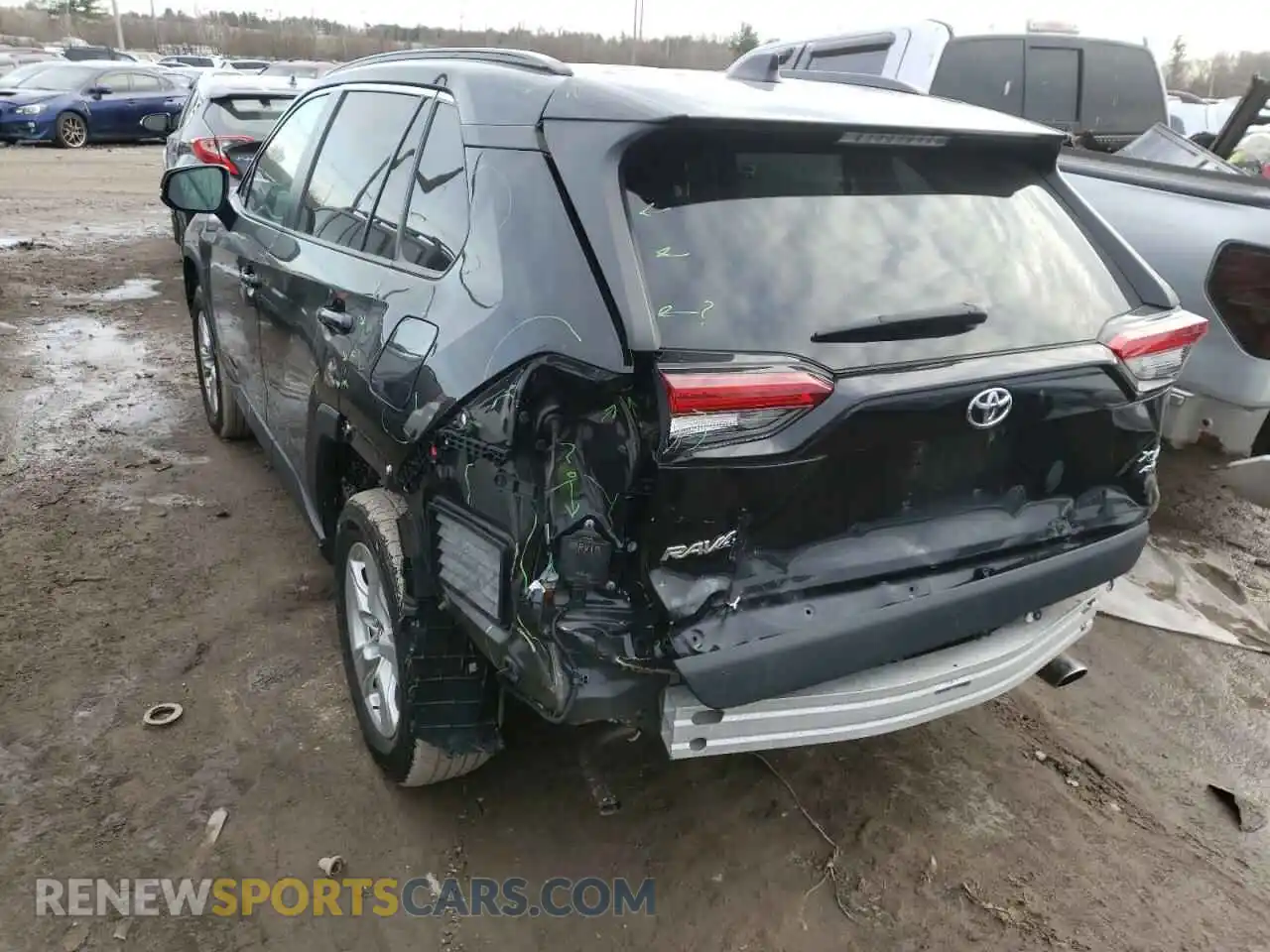 3 Photograph of a damaged car 2T3P1RFV9KC006074 TOYOTA RAV4 2019