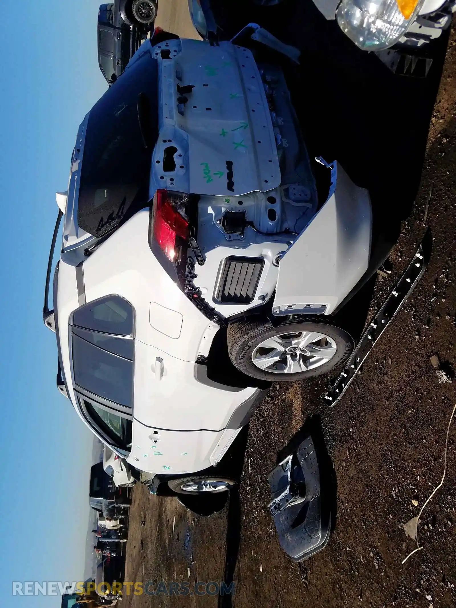 3 Photograph of a damaged car 2T3P1RFV9KC019956 TOYOTA RAV4 2019