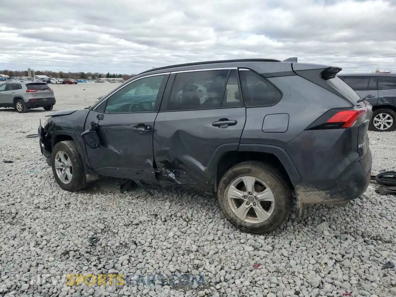 2 Фотография поврежденного автомобиля 2T3P1RFV9KC022601 TOYOTA RAV4 2019