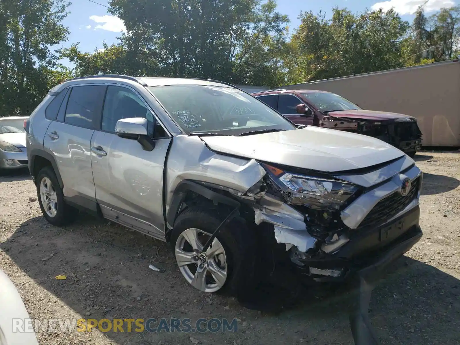 1 Photograph of a damaged car 2T3P1RFV9KC035722 TOYOTA RAV4 2019