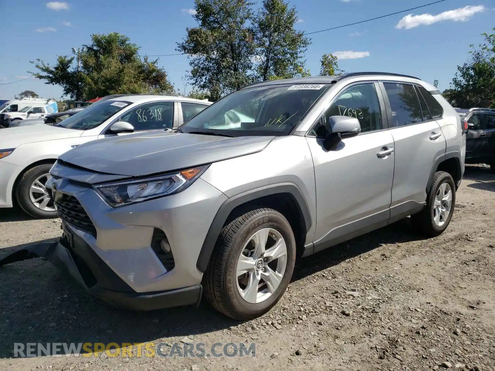 2 Photograph of a damaged car 2T3P1RFV9KC035722 TOYOTA RAV4 2019