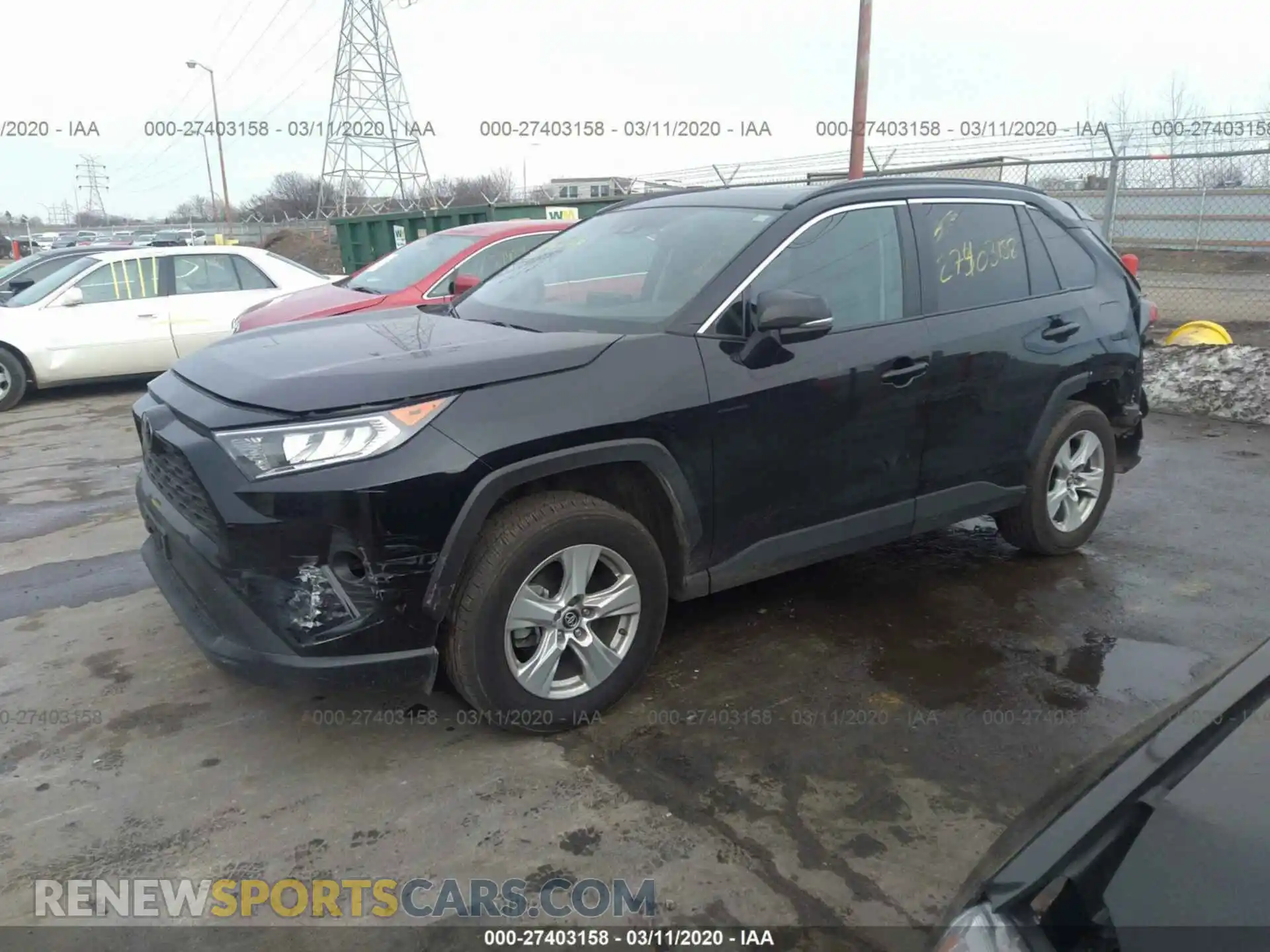 2 Photograph of a damaged car 2T3P1RFVXKC018959 TOYOTA RAV4 2019