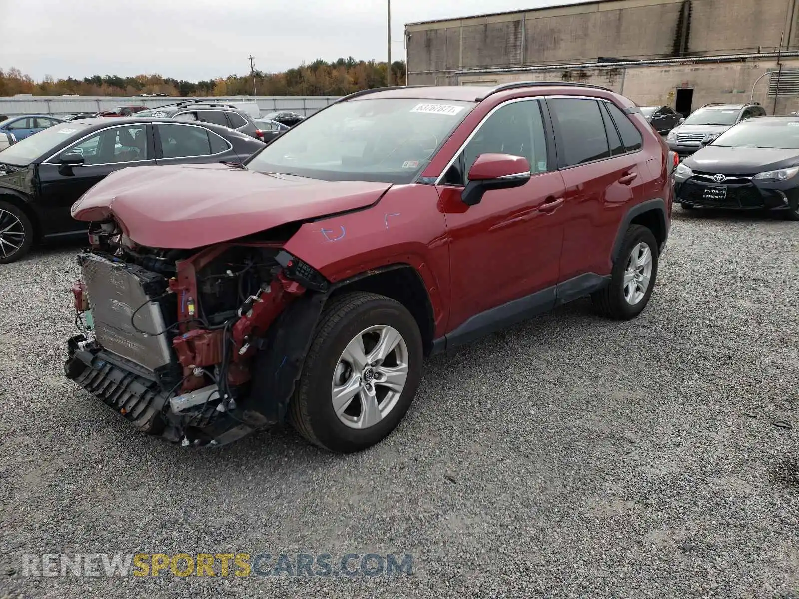 2 Photograph of a damaged car 2T3P1RFVXKC040251 TOYOTA RAV4 2019