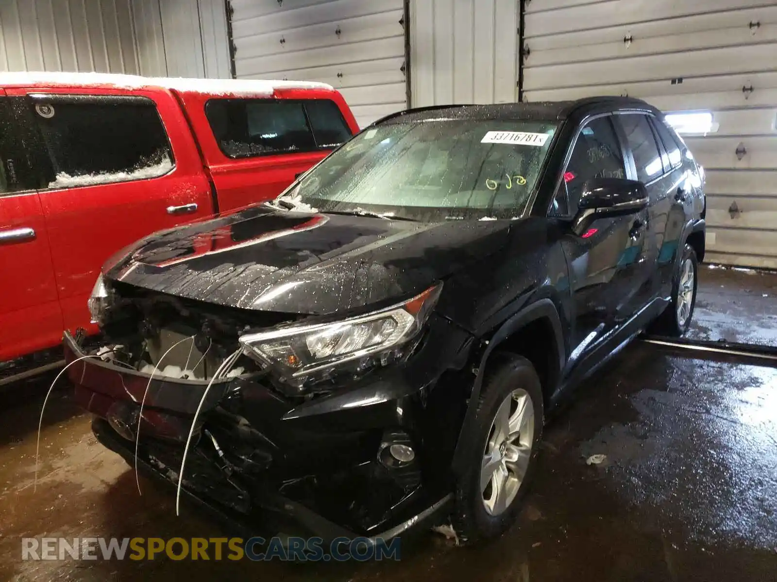 2 fotografías del automóvil dañado 2T3P1RFVXKW080389 TOYOTA RAV4 2019
