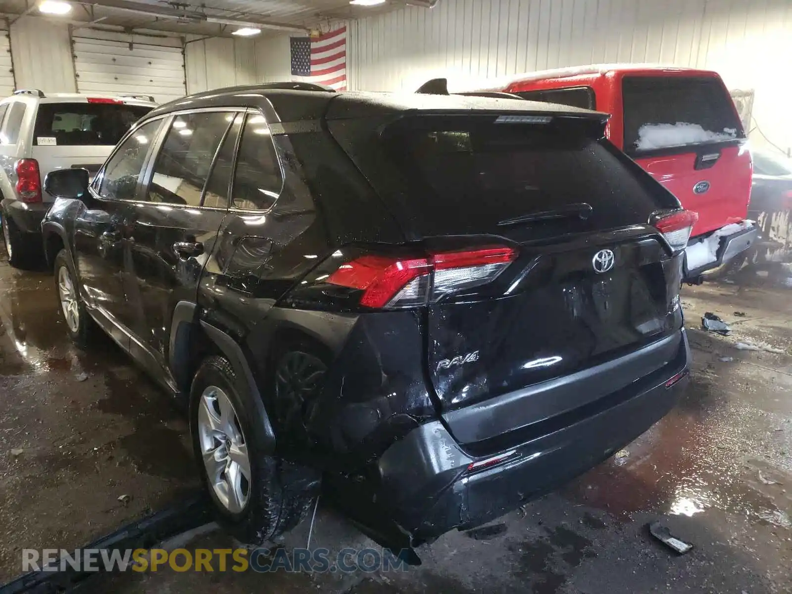 3 fotografías del automóvil dañado 2T3P1RFVXKW080389 TOYOTA RAV4 2019