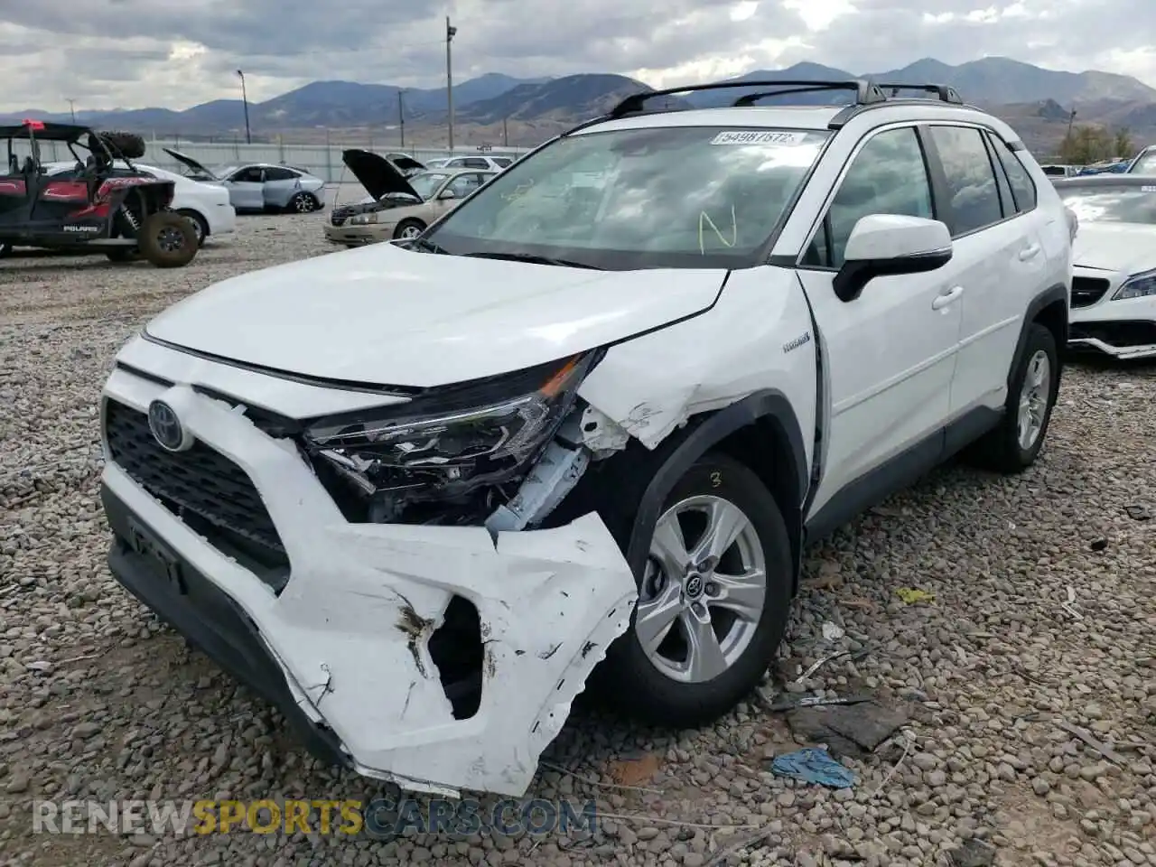 2 Фотография поврежденного автомобиля 2T3RWRFV0KW016520 TOYOTA RAV4 2019