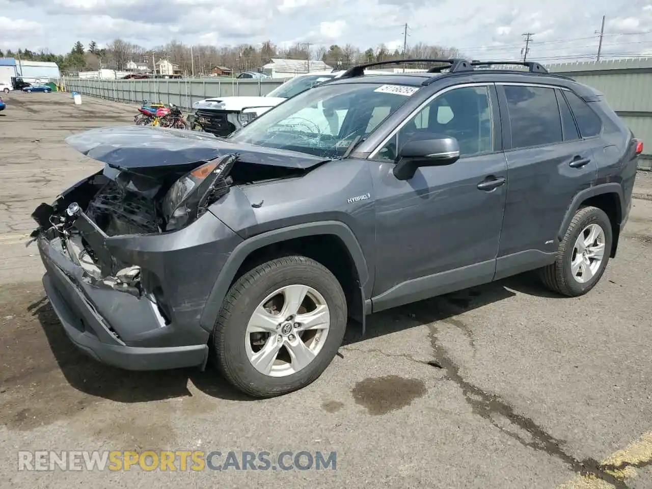 1 Photograph of a damaged car 2T3RWRFV1KW034816 TOYOTA RAV4 2019