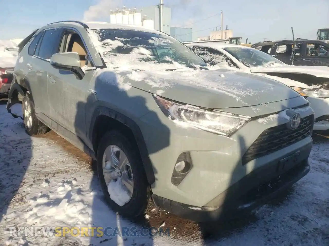 1 Photograph of a damaged car 2T3RWRFV2KW025641 TOYOTA RAV4 2019
