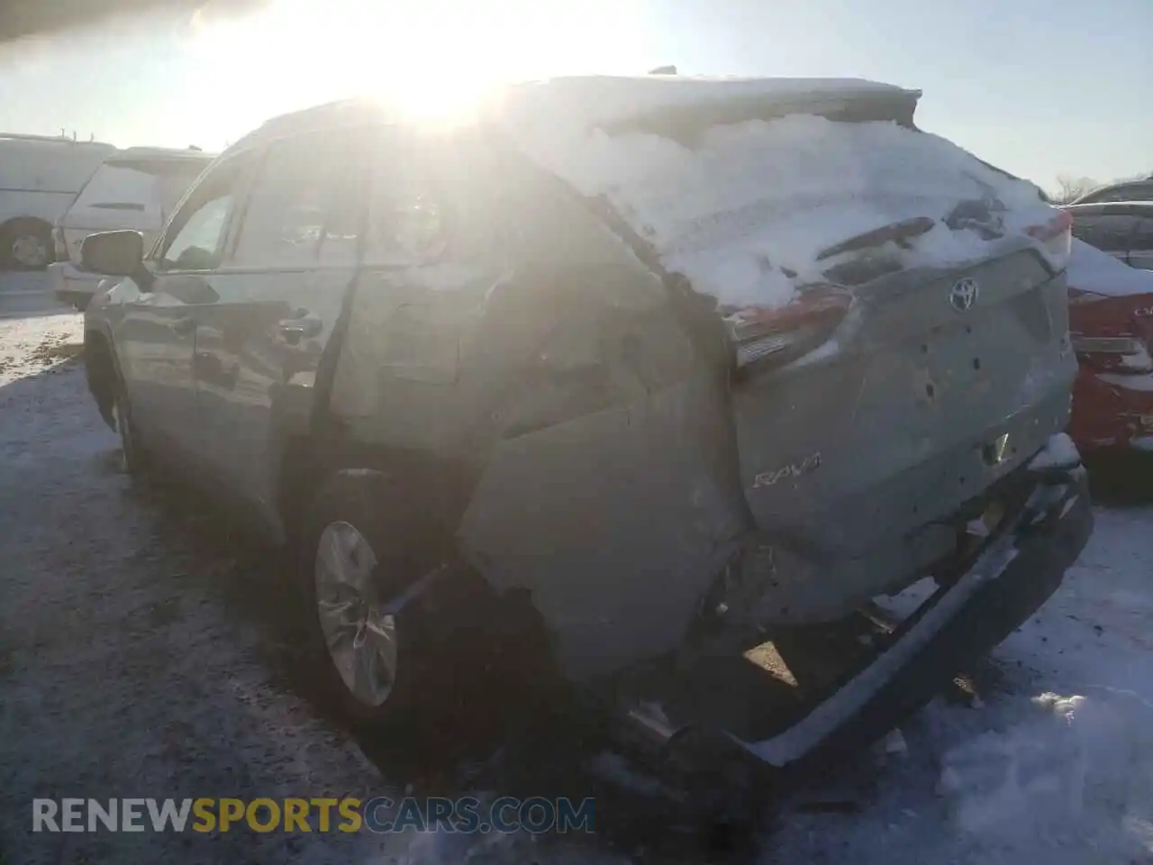 3 Photograph of a damaged car 2T3RWRFV2KW025641 TOYOTA RAV4 2019