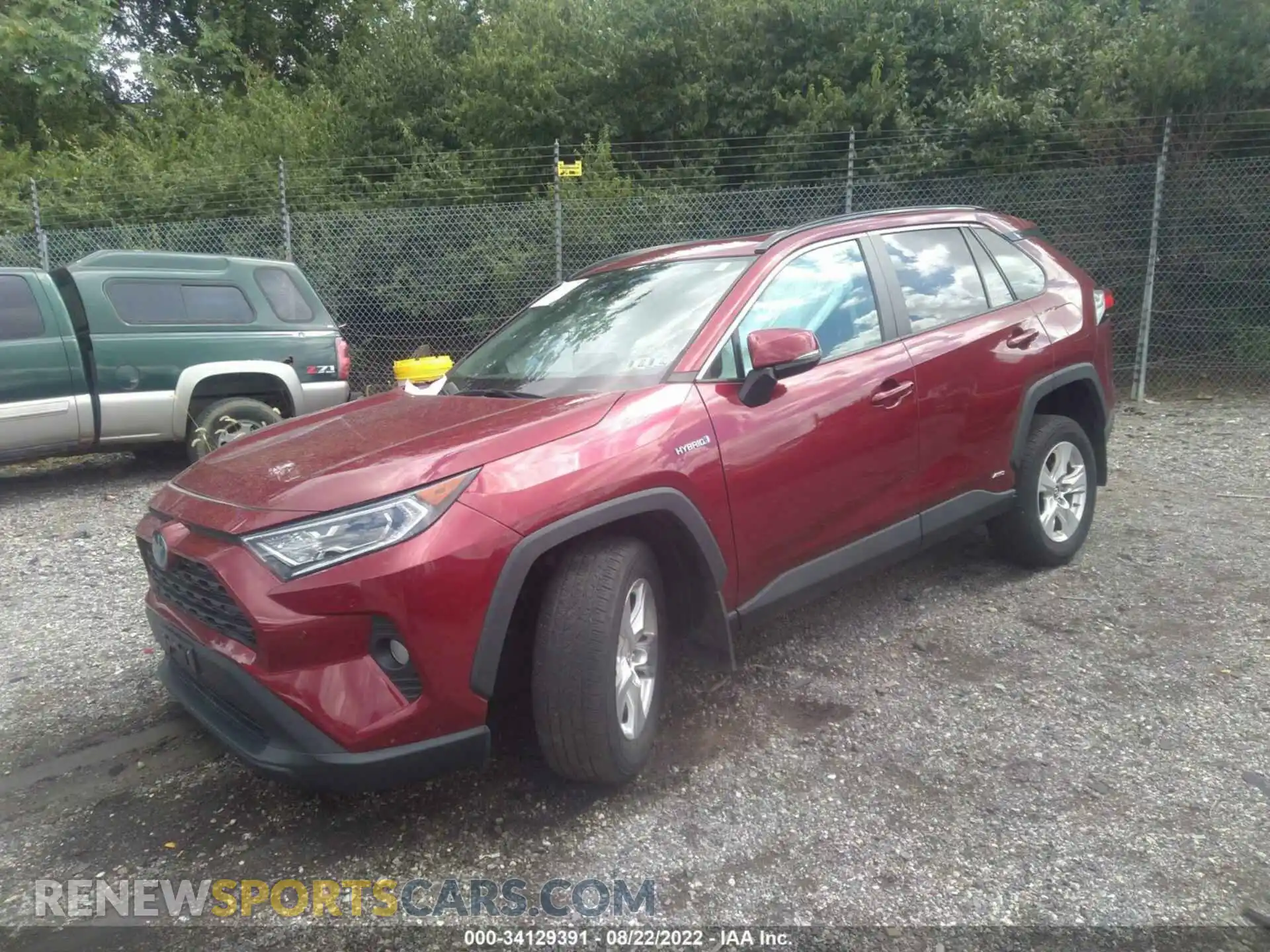 2 Фотография поврежденного автомобиля 2T3RWRFV3KW019573 TOYOTA RAV4 2019