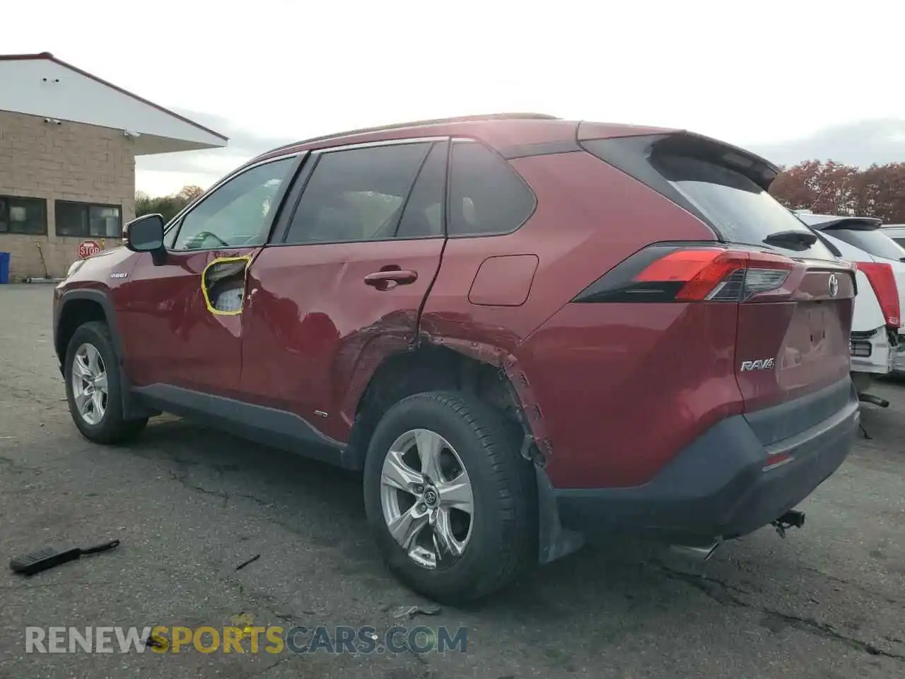 2 Photograph of a damaged car 2T3RWRFV4KW034390 TOYOTA RAV4 2019