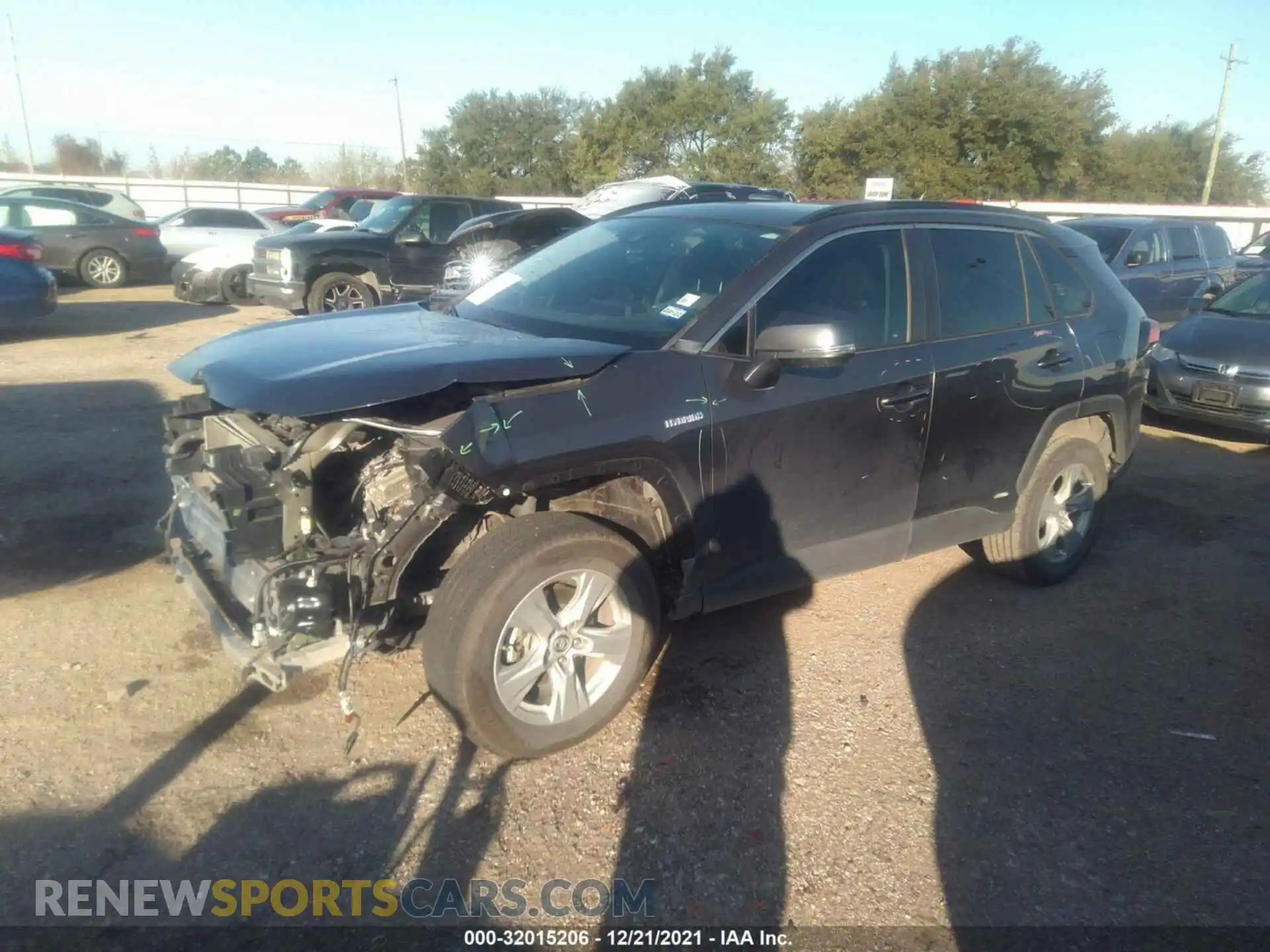 2 Photograph of a damaged car 2T3RWRFV4KW035961 TOYOTA RAV4 2019