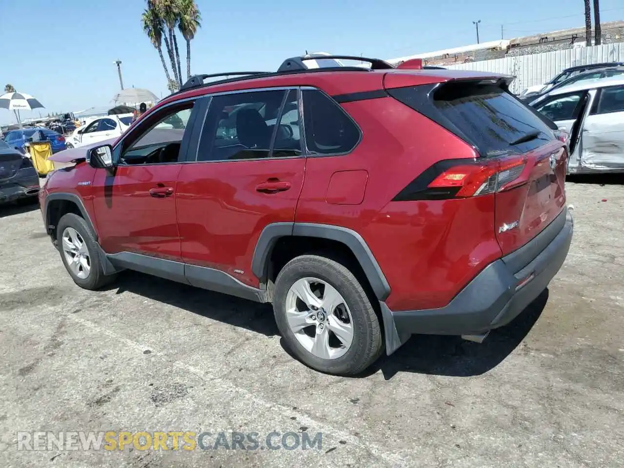 2 Photograph of a damaged car 2T3RWRFV4KW041887 TOYOTA RAV4 2019