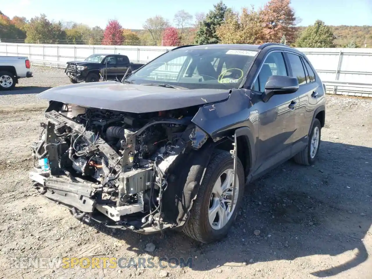 2 Photograph of a damaged car 2T3RWRFV7KW030866 TOYOTA RAV4 2019