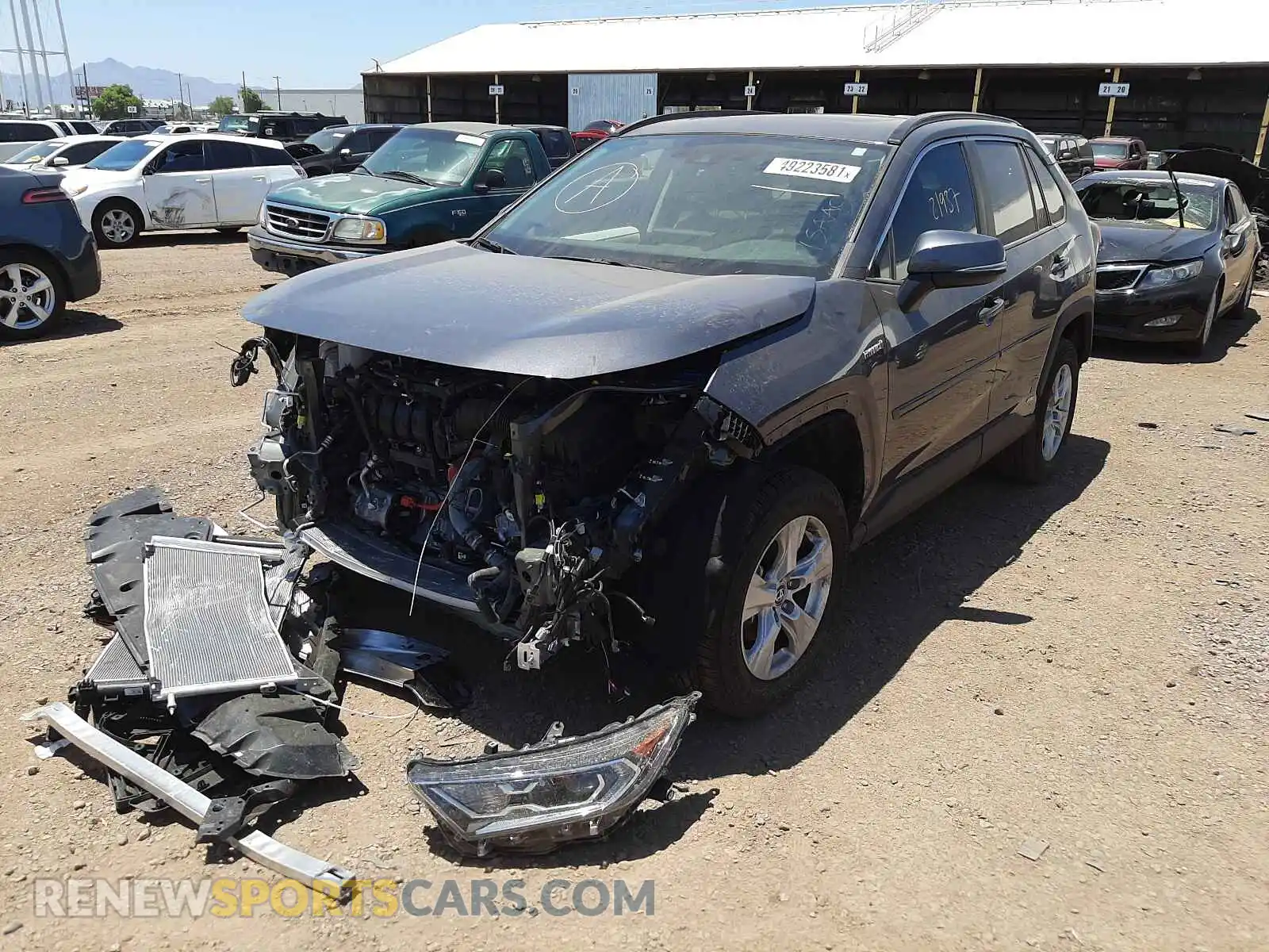 2 fotografías del automóvil dañado 2T3RWRFV7KW036893 TOYOTA RAV4 2019