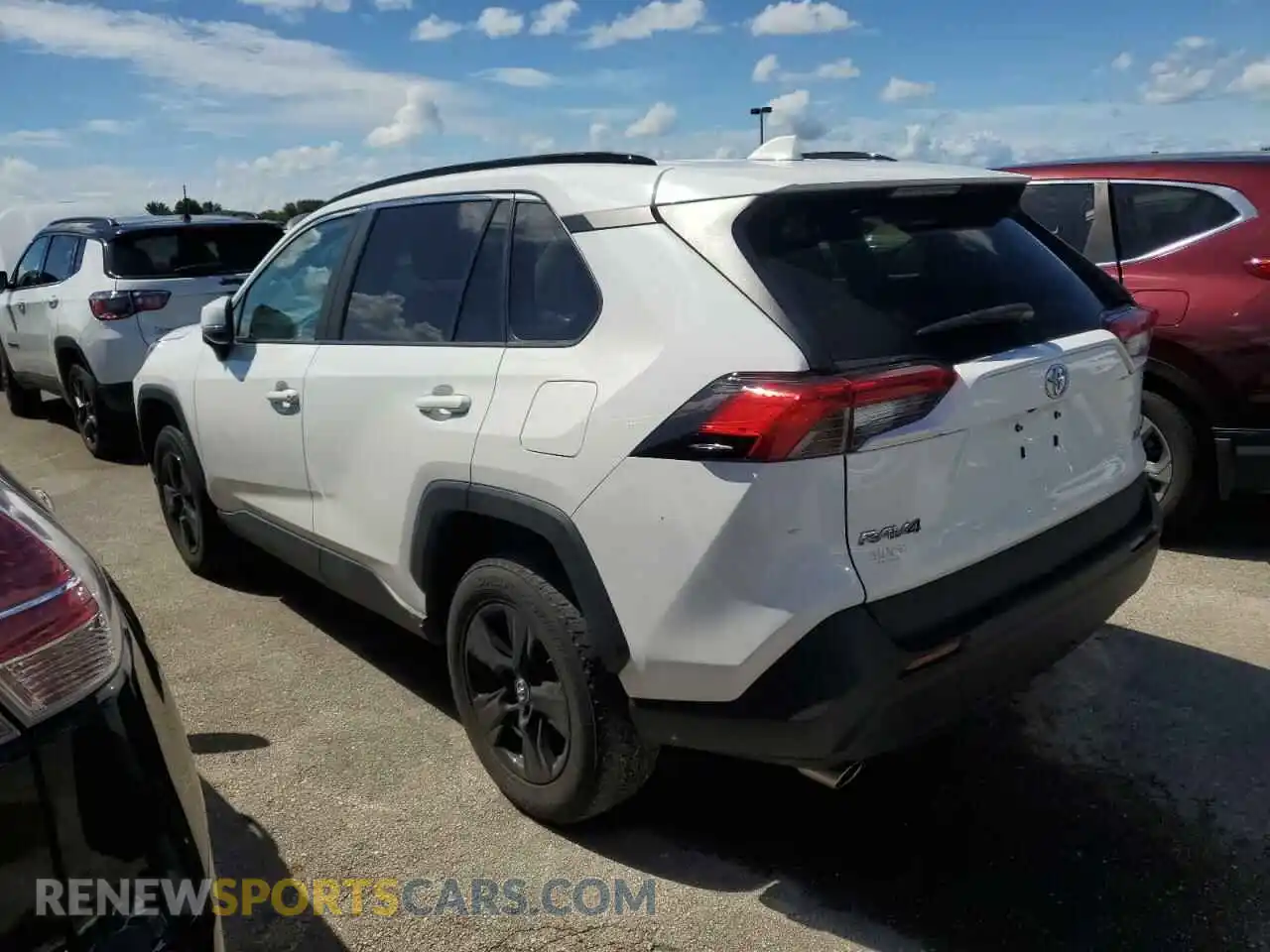 2 Photograph of a damaged car 2T3W1RFV0KC022885 TOYOTA RAV4 2019