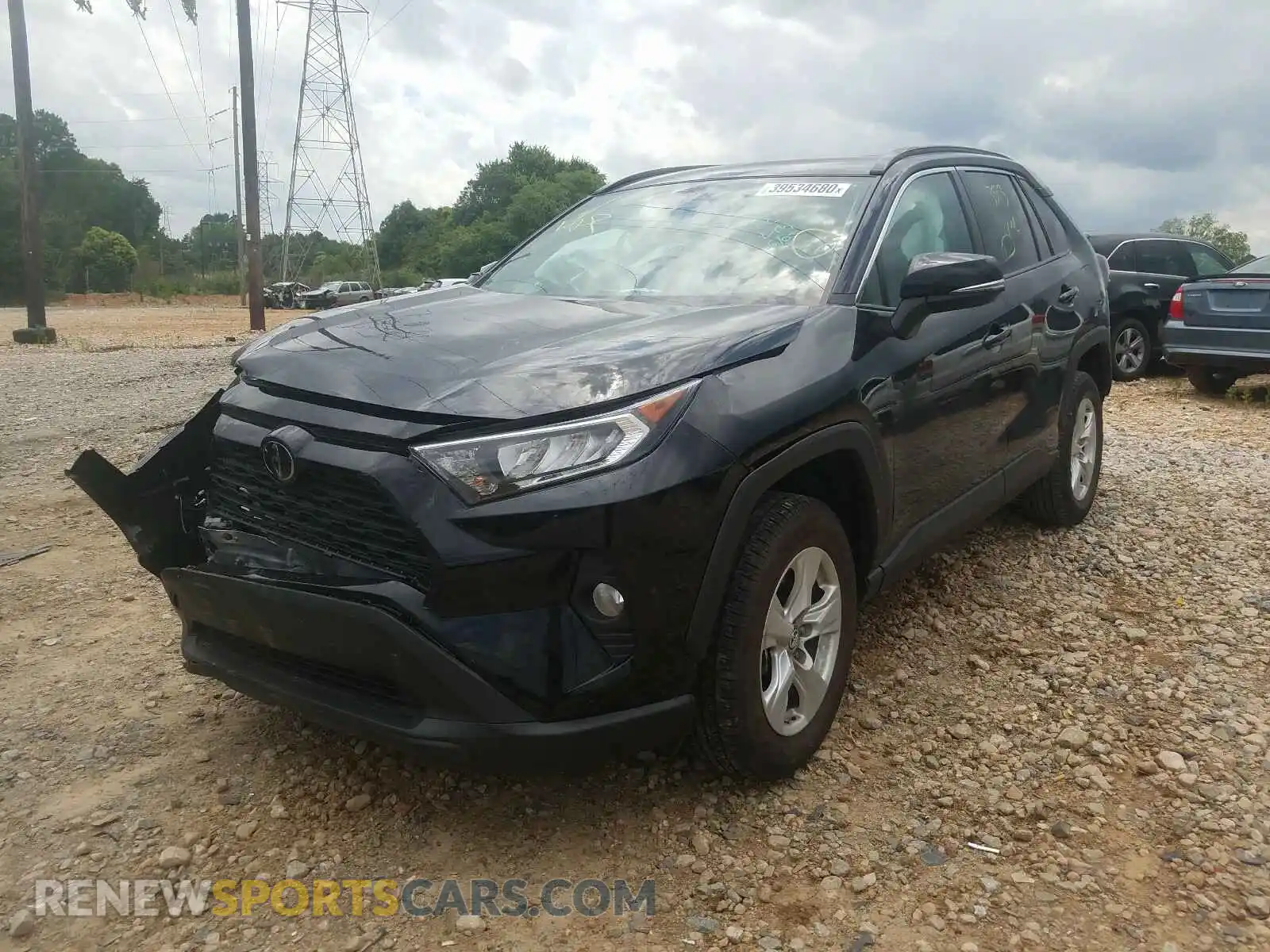 2 Photograph of a damaged car 2T3W1RFV0KC024491 TOYOTA RAV4 2019