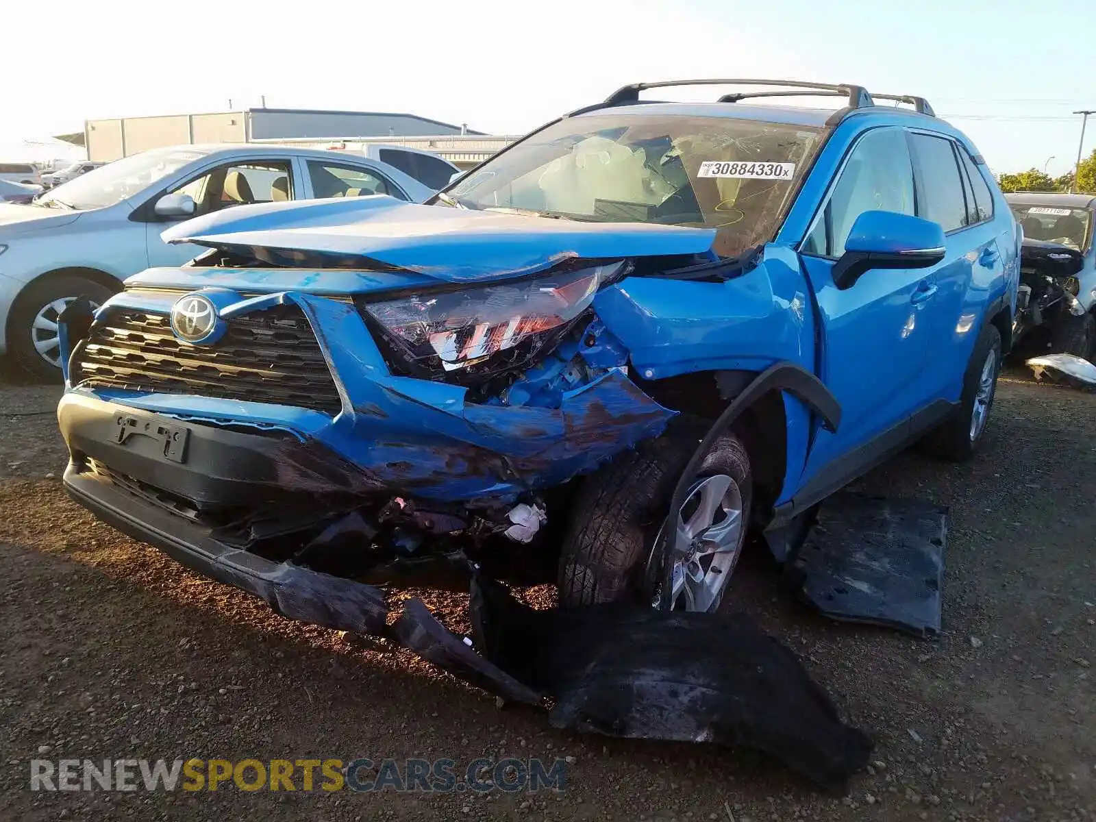 2 Photograph of a damaged car 2T3W1RFV0KW006460 TOYOTA RAV4 2019