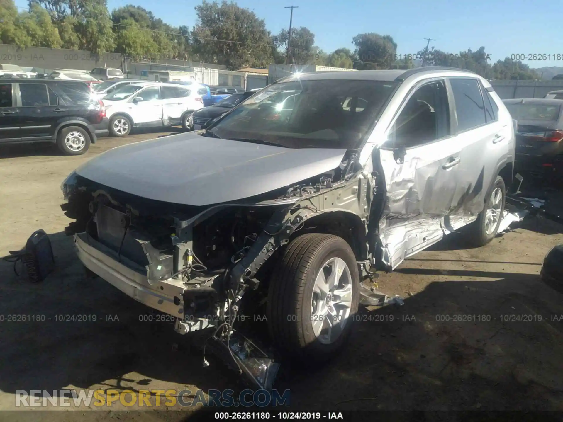 2 Photograph of a damaged car 2T3W1RFV1KW024207 TOYOTA RAV4 2019