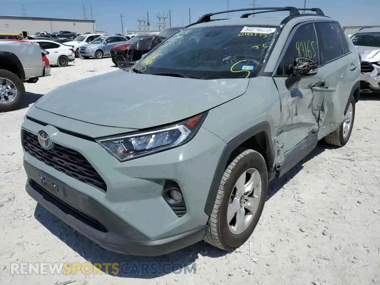 2 Photograph of a damaged car 2T3W1RFV1KW042173 TOYOTA RAV4 2019