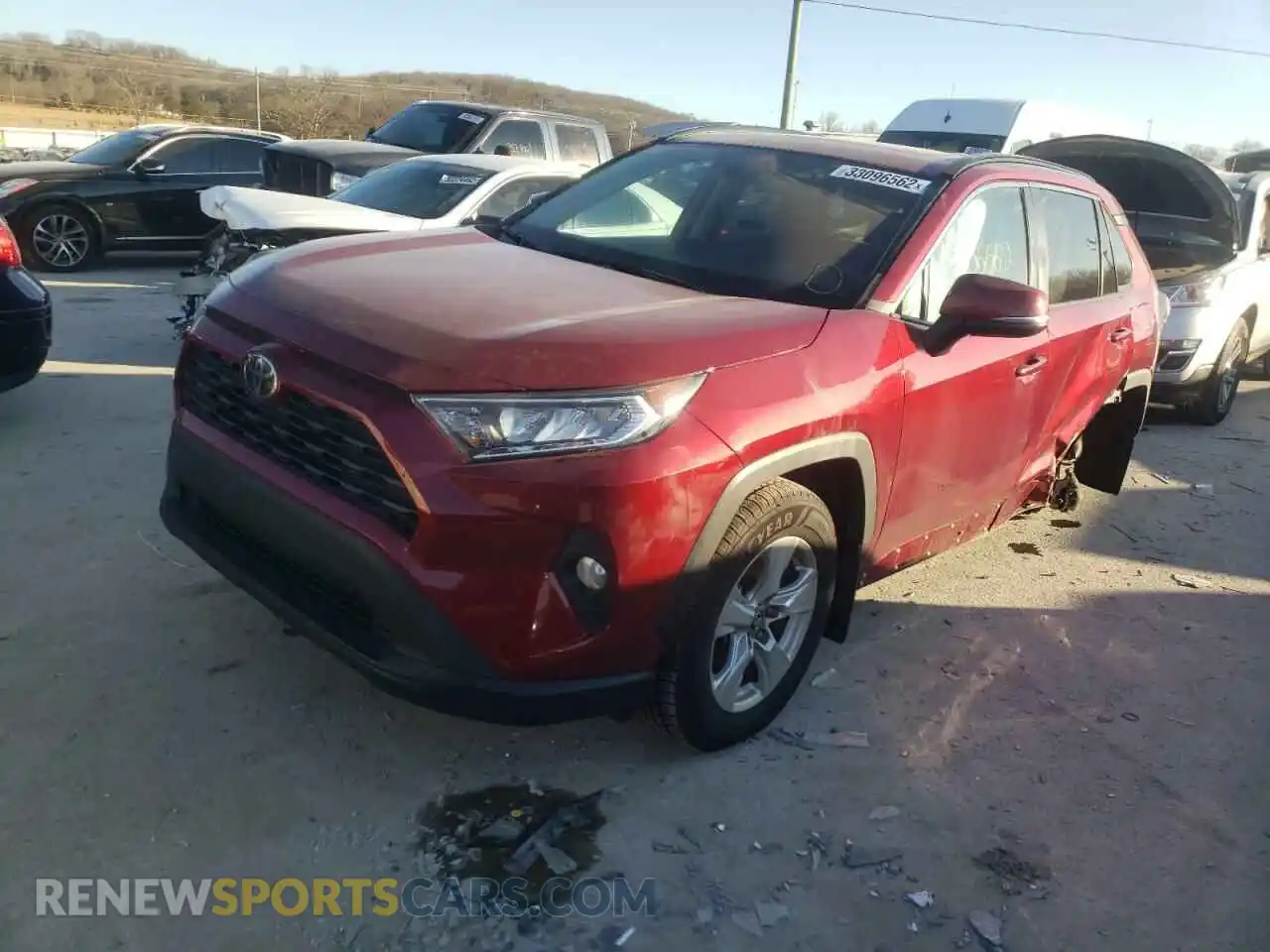 2 Photograph of a damaged car 2T3W1RFV2KC003481 TOYOTA RAV4 2019