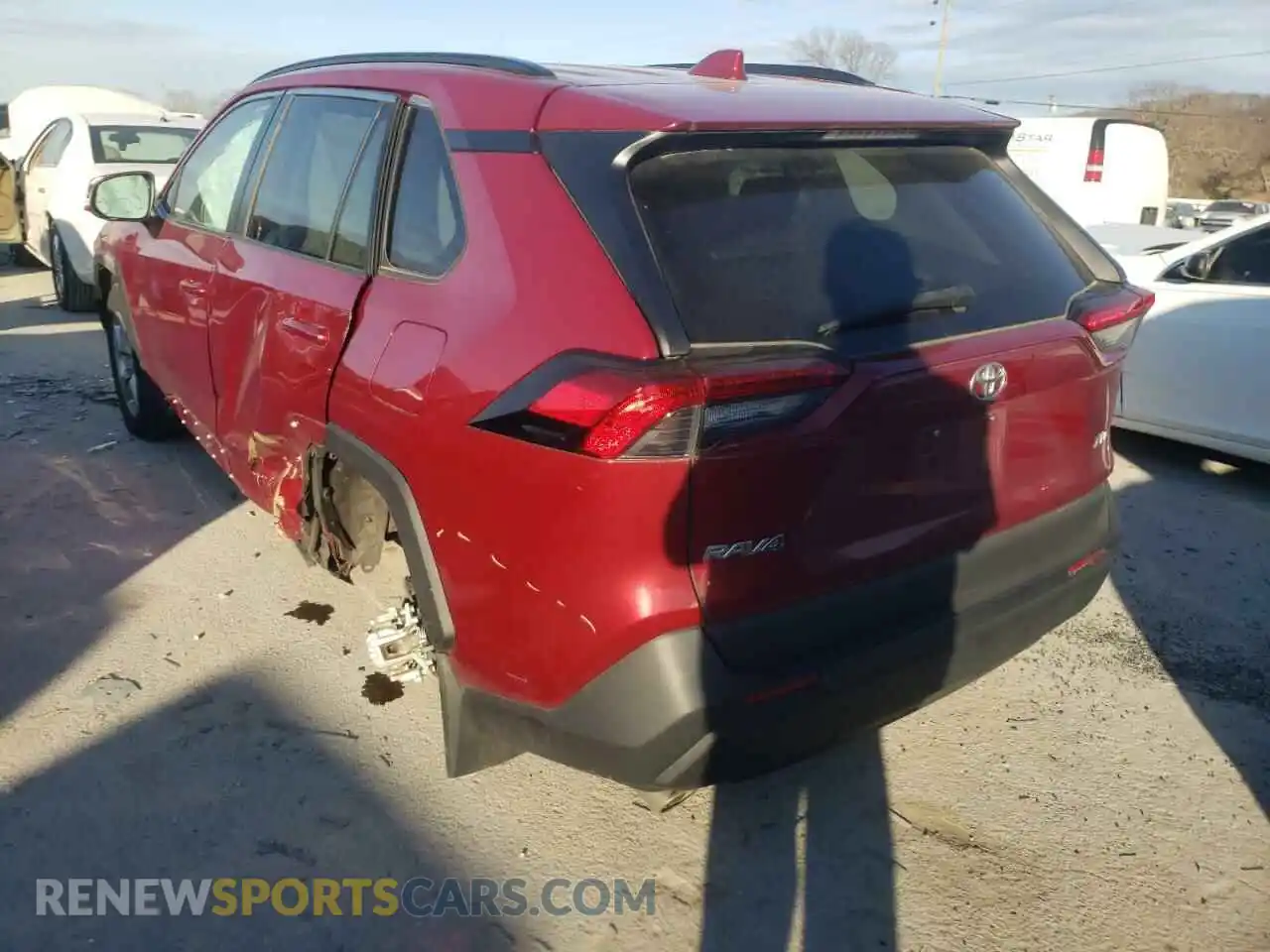 3 Photograph of a damaged car 2T3W1RFV2KC003481 TOYOTA RAV4 2019